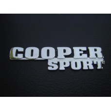 Legenda cromada Cooper Sport